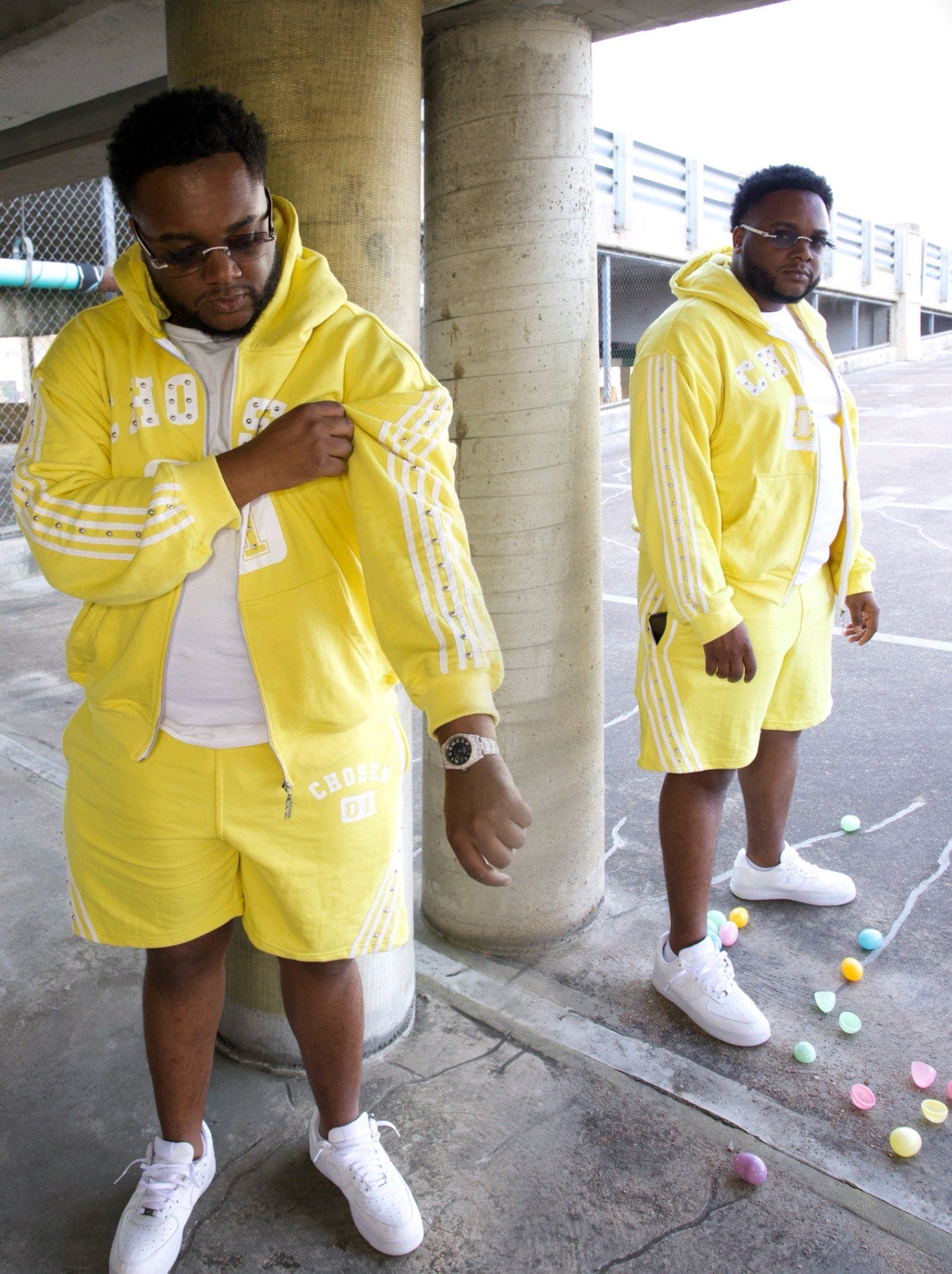 Yellow Chosen 1 Shorts Set
